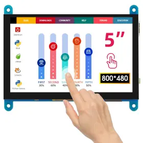 B07FDYXPT7 ELECROW Touch Screen Monitor Raspberry Pi Mini