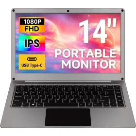 CRV12014K ELECROW Lapdock Display Keyboard Monitor Battery