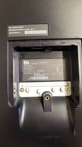 E124347 ELO Ips Lcd Touchscreen Monitor #3