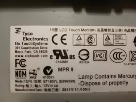 1900L ELO TOUCH SOLUTIONS Lcd Monitor Screen #3