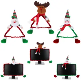 XXX11 ESHYLALA Pack Christmas Monitor Covers Elastic Reindeer