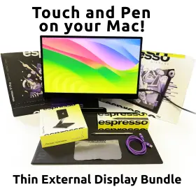 17.3 ESPRESSO Pro Touch Display Monitor Magnetic Stand Pen