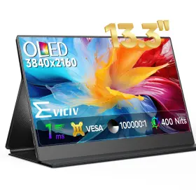 133J03 EVICIV Oled Monitor Uhd Display Freesync Game Xbox
