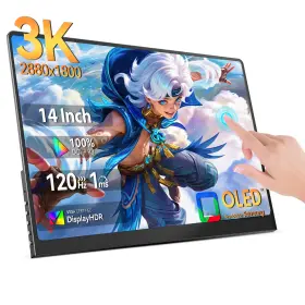 Eviciv 140b04 14 Inch Oled Portable Monitor Touchscreen 3k Kickstand Display For Gaming Ps5 Eviciv 140b04 14 Inch Oled Portable Monitor Touchscreen 3k Kickstand Display For Gaming Ps5