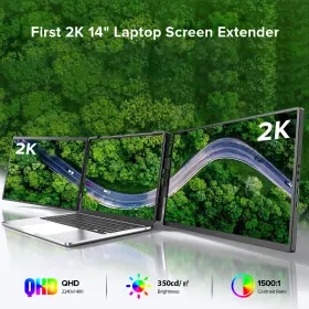 140G12 EVICIV Dual Triple Monitor Qhd Laptop Extender Screen #2