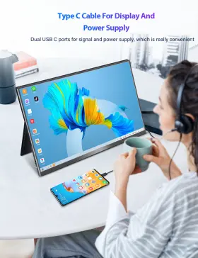 156B01 EVICIV Monitor Extend Screen Hdmi Usb Display #3