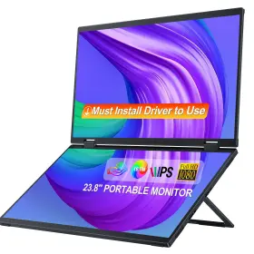 156E14 EVICIV Dual Screen Monitor Folding Display Fhd