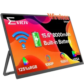 156J16 EVICIV Wireless Monitor Battery Laptop Display Usb