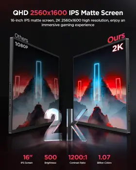 160T04 EVICIV Monitor Gaming Qhd Display Screen #2
