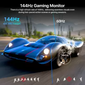 161J03 EVICIV Monitor Gaming Hdmi Usb Otg Xbox #2