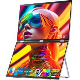 185F11 EVICIV Dual Monitor Folding Display Integrated Stand