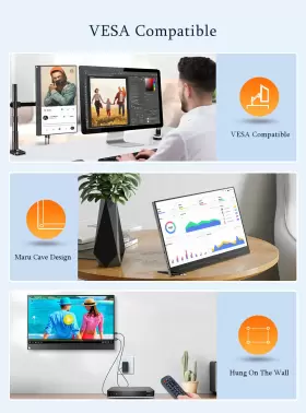 J0805M156HHY EVICIV Monitor Hdmi Ultra Second Screen Srgb #3