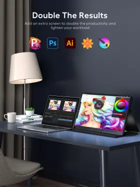 UP185E03 EVICIV Monitor Gaming Second Display Game #3