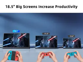 UP185T02 EVICIV Gaming Monitor Steam Deck #3
