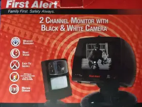 5876 FIRST ALERT Channel Crt Monitor Speaker Video