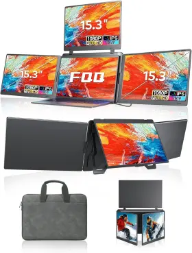 S780-PRO FQQ Triple Laptop Screen Extender Quad Monitor Usb
