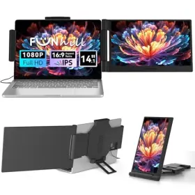 0768834431093 FUNHILL Laptop Screen Extender Monitor Ips Dual