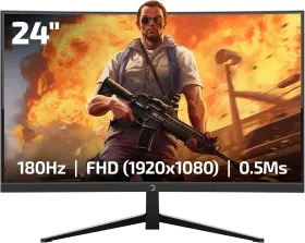 850053867804 GAMEPOWER Curved Ms Hdmi Dp Gaming Monitor