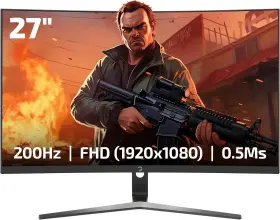 850053867811 GAMEPOWER Ms Fhd Hdmi Dp Curved Gaming Monitor