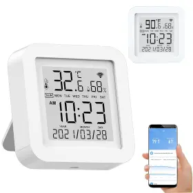 B08YRKLHLD GAODUCASH Smart Wifi Temperature Humidity Sensor
