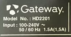 HD2201 GATEWAY Lcd Monitor #3