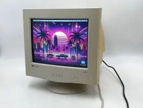 Gateway Le500 13 Inch Color Crt Computer Monitor Retro Gaming 2001 Tested Working Gateway Le500 13 Inch Color Crt Computer Monitor Retro Gaming 2001 Tested Working