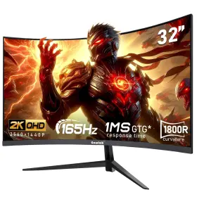 GF320B GAWFOLK Qhd Curved Gaming Monitor Screen Freesyn