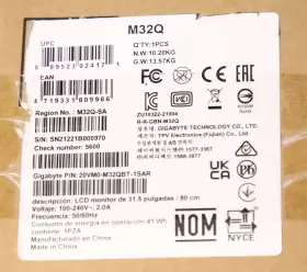 M32Q GIGABYTE Qhd Ips Lcd Monitor #3