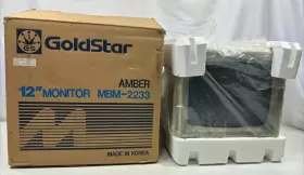 MBM-2233 GOLDSTAR Monochrome Display Crt Monitor Box