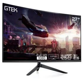 860005340613 GTEK Gaming Monitor Frameless Display Curved