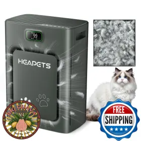 B0FJFH4MGZ HEAPETS Pet Air Purifier Hepa Double