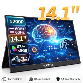 HG141-1200P HGFRTEE Monitor Fhd Ips Second Screen Laptop