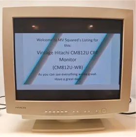 CM812U HITACHI Crt Monitor Superscan Gaming #2