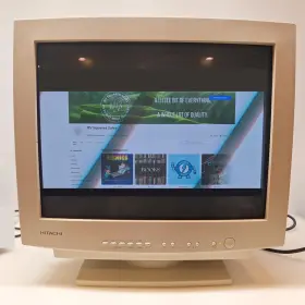 CM812U HITACHI Crt Monitor Superscan Gaming #3