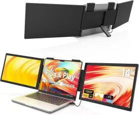 Z140A01D HOTYEAH Triple Laptop Screen Extender Dual Monitor