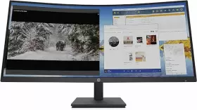 3B1W4AAABA HP Qhd Curved Monitor Display