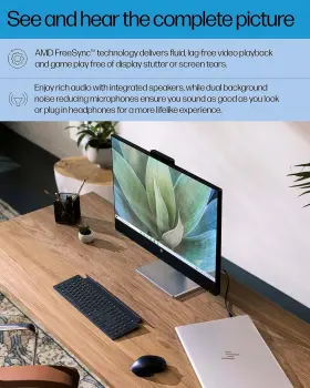 459J3AA HP Aba Webcam Monitor Amd Freesync Dual Speakers #3