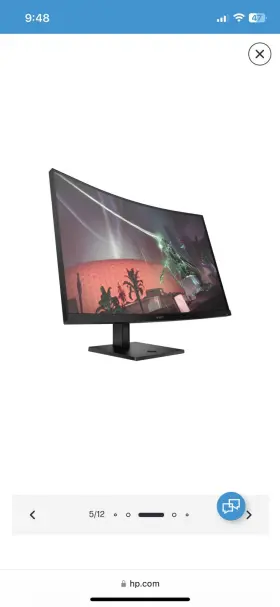 780K6AA HP Aba Omen Curved Screen Gaming Monitor