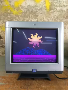 D-20240415-CB.04 HP Pavilion Flat Crt Monitor Gaming