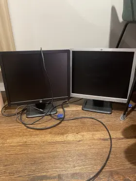 EM887A HP Monitor Set Up Docking Station Hdmi Vga Adapters
