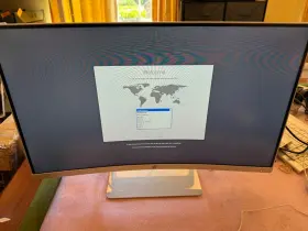 HSTND-9411-A HP Curved Monitor Lcd Hdmi Displayport