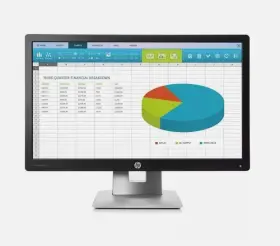 M1N96AA HP Lcd Ips Monitor Widescreen Hdmi Dp Vga Stand