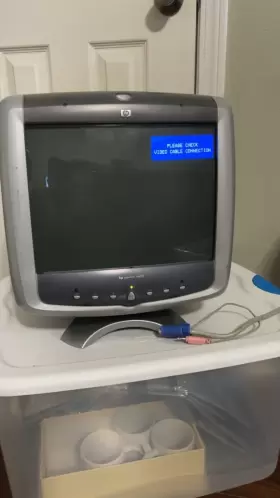 P1282A HP Monitor Video Games