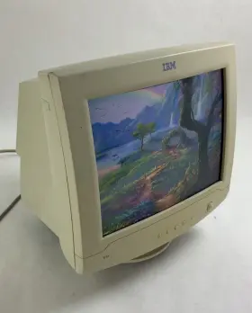 087944697701 IBM Crt Vga Monitor Gaming