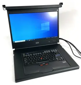 7316-TF4 IBM Rackmount Lcd Monitor Keyboard Mouse Usb Rails