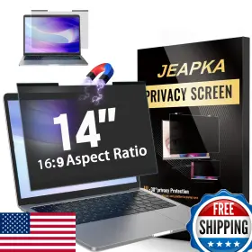 B0DHKGX4DR JEAPKA Magnetic Laptop Privacy Screen Filter Anti