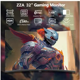 Z32C JETTA Commerce Qhd Curved Gaming Monitor #3