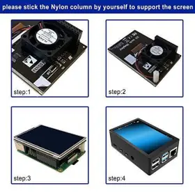 747045434949 JUN-ELECTRON Raspberry Pi Touch Screen Fan #3