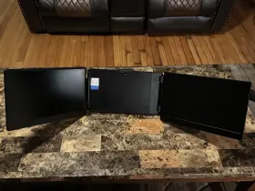 KEFEYA-S2 KEFEYA Triple Screen Laptop Extender Monitor Fhd
