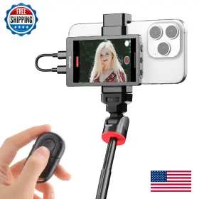 B0CQ4R977J KING MA Selfie Monitor Screen Iphone Vlog Remote